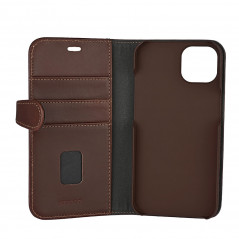 iPhone 13 - Buffalo Magnetiskt 2-i-1 Plånboksfodral i äkta läder till iPhone 13