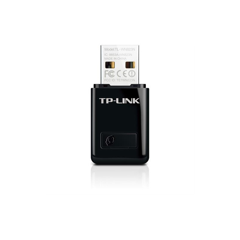Övrigt att fynda - TP-Link trådlöst mikro WiFi USB-nätverkskort 300 Mbit/s (fyndvara)