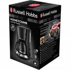 Kaffekokare och espressomaskin - Russell Hobbs Honeycomb kaffebryggare 1,25 liter (svart)