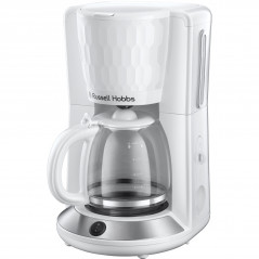 Kaffekokare och espressomaskin - Russell Hobbs Honeycomb kaffebryggare 1,25 liter (vit)