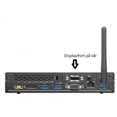 Stationär dator begagnad - Lenovo ThinkCentre M93p Tiny USFF WiFi i5 8GB 500HDD (beg)