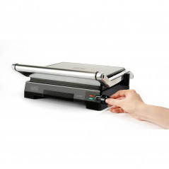 Smörgåsgrill - Black+Decker Bordsgrill Temp Control 2200W Brushed