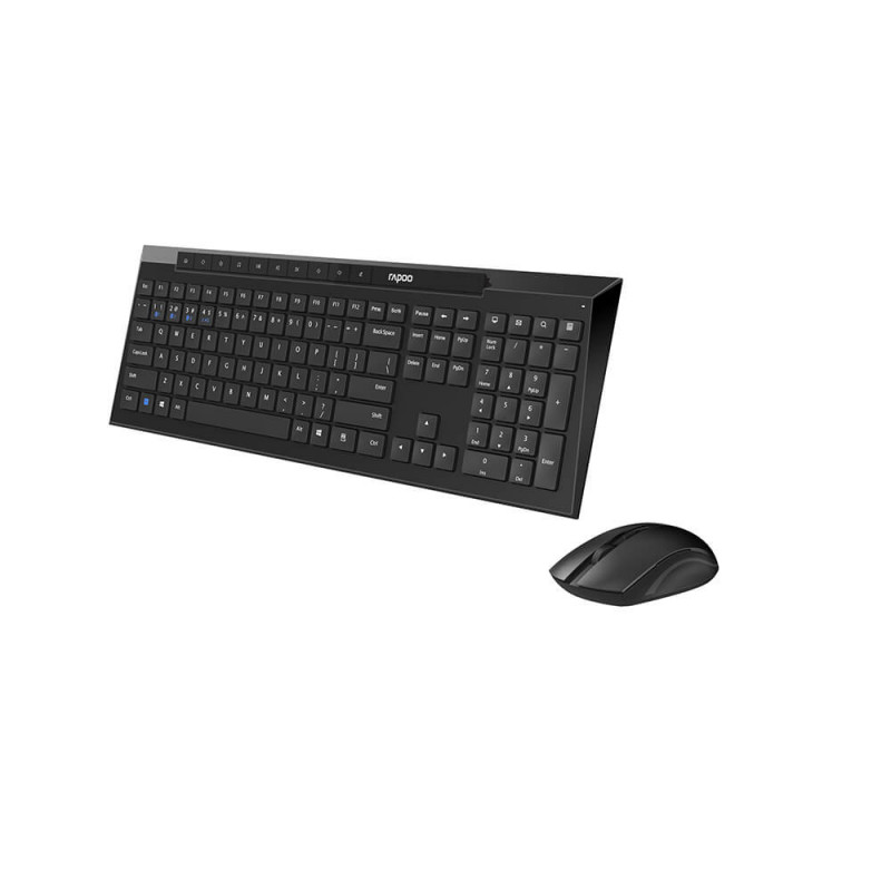 Trådlösa tangentbord - Rapoo 8210M trådlöst tangentbord & mus med Multi-Mode (bluetooth + USB)
