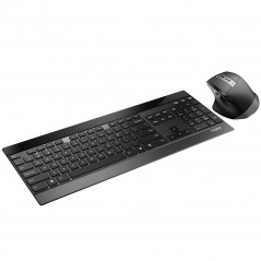 Trådlösa tangentbord - Rapoo 9900M trådlöst tangentbord och mus med Multi-Mode (bluetooth + USB)