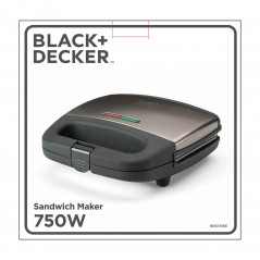 Smörgåsgrill - Black+Decker Smörgåsgrill 750W