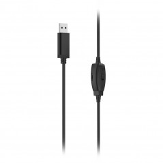 On ear-hörlurar - Hama On-Ear Headset med mikrofon (USB)