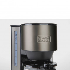 Kaffekokare och espressomaskin - Black+Decker Kaffebryggare med permanent filter 1,25L 870W