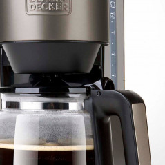 Kaffekokare och espressomaskin - Black+Decker kaffebryggare med inbyggd timer 1000W