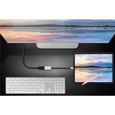 TV & Ljud - USB-C till DisplayPort-adapter 4K 120Hz 8K 60Hz