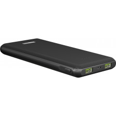 Portabla batterier - Snabbladdande PowerBank 10.000mAh med QI, USB-C PD 18W, QC 3.0