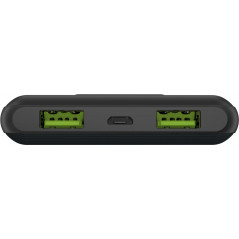 Portabla batterier - Snabbladdande PowerBank 10.000mAh med QI, USB-C PD 18W, QC 3.0