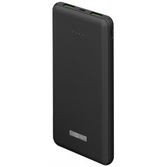Portabla batterier - Snabbladdande PowerBank 10.000mAh med QI, USB-C PD 18W, QC 3.0