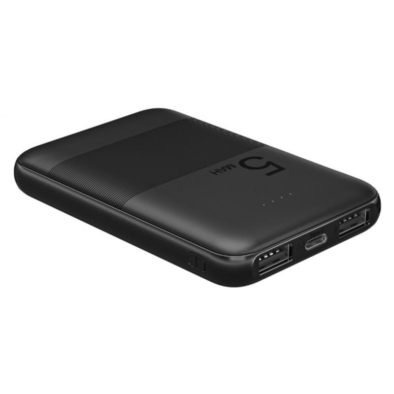 Portabla batterier - PowerBank 5.000mAh med 2 USB laddportar 2.1A