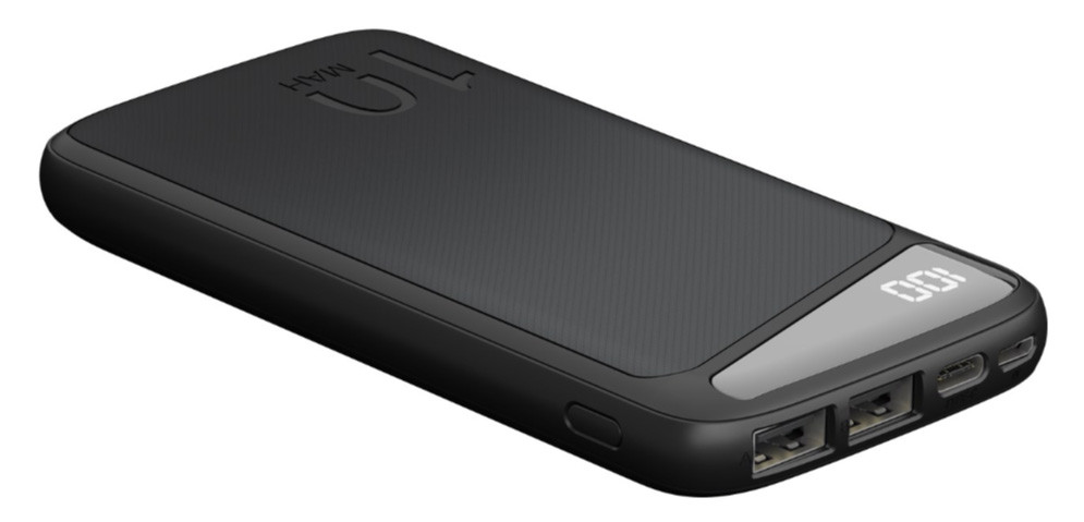PowerBank 10.000mAh med 2 USB laddportar