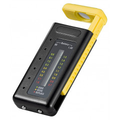 Batterier & batteritestare - Goobay batteritestare med LCD-skärm