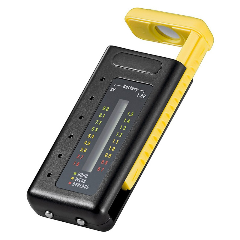 Batterier & batteritestare - Goobay batteritestare med LCD-skärm