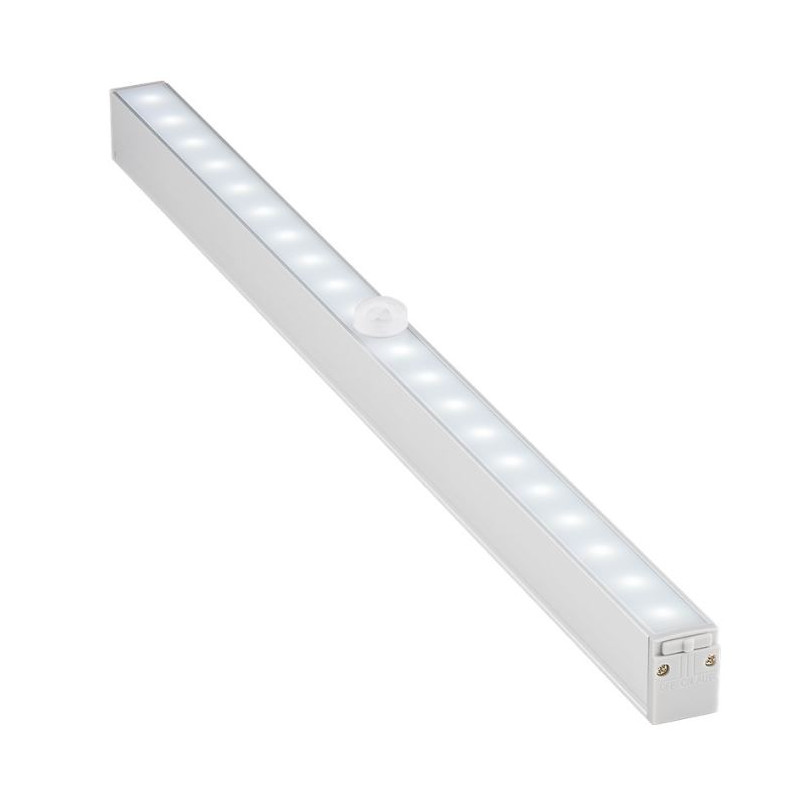 LED-lampa - Goobay batteridriven LED-lampa list med 20 LEDs och rörelsesensor (Kall vit)