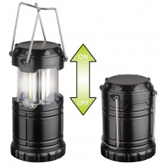 Utomhusbelysning - Campinglampa med 250 lumen som är portabel & batteridriven