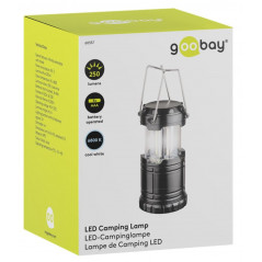 Utomhusbelysning - Campinglampa med 250 lumen som är portabel & batteridriven