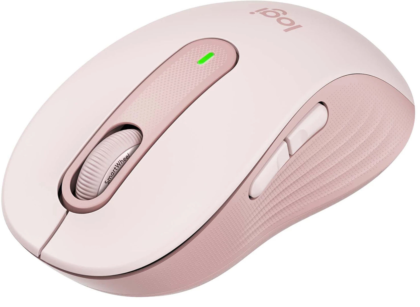 Logitech M650 M trådlös mus med Bluetooth och Logi Bolt (rosa)