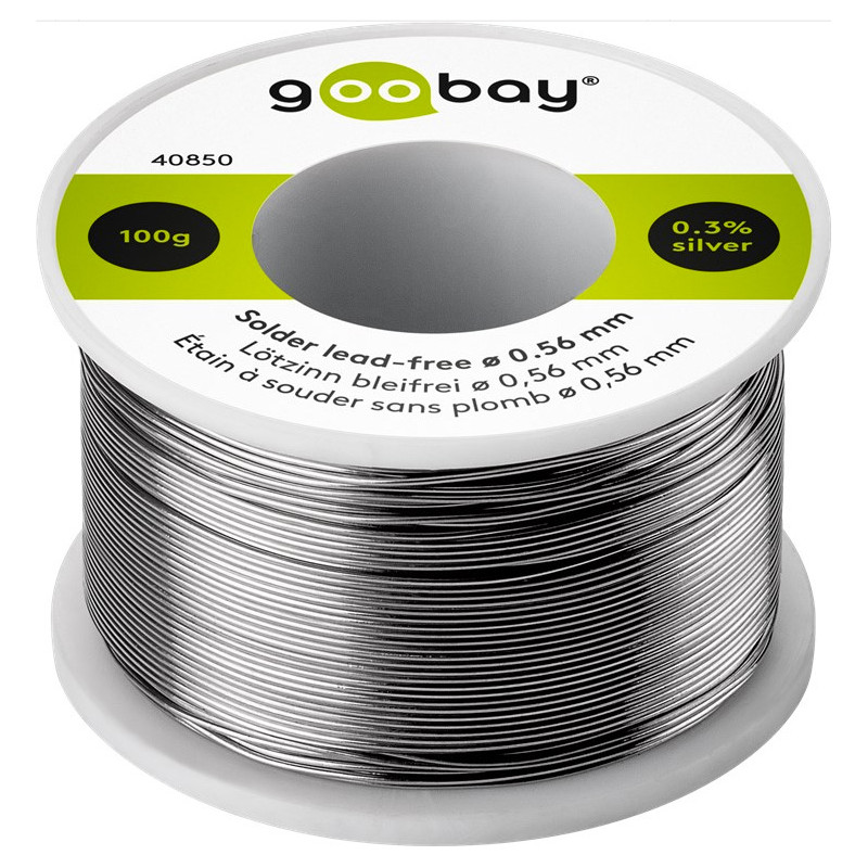 Verktyg - Blyfritt lödtenn 100 gram 0.56 mm diameter