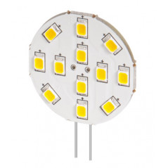 LED-lampa - LED-lampa spotlight sockel G4 2 Watt varmvit