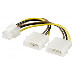 Övriga komponenter - 2x 4-pin Molex till 6-pin PCIe