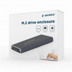 Kabinett för hårddisk - USB 3.0-kabinett för extern M.2 SSD