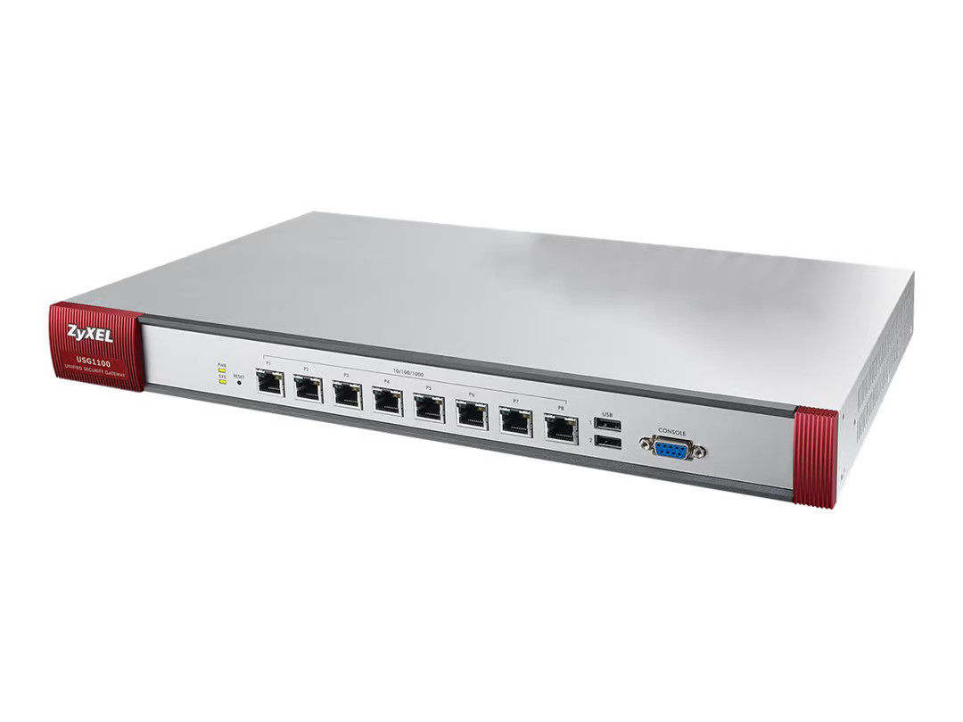 Zyxel USG1100 brandvägg med 8-portars gigabitswitch