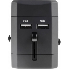 Resetillbehör - GreenCell Universal Reseadapter med 2x USB-A