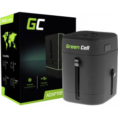 Resetillbehör - GreenCell Universal Reseadapter med 2x USB-A