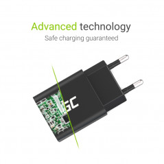 Väggladdare mobiltelefon - GreenCell väggadapter USB-A QC 3.0 18W