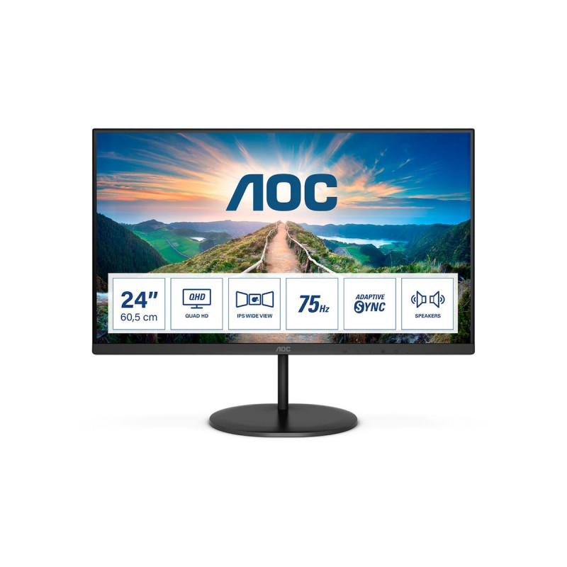 15 - 24" Datorskärm - AOC Q24V4EA 24-tums QHD/2K IPS-skärm