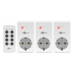 Fjärrstyrt - Goobay Fjärrstyrda eluttag 3-pack
