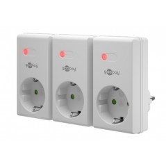 Fjärrstyrt - Goobay Fjärrstyrda eluttag 3-pack