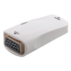 Skärmkabel & skärmadapter - HDMI till VGA-adapter med stöd för ljud