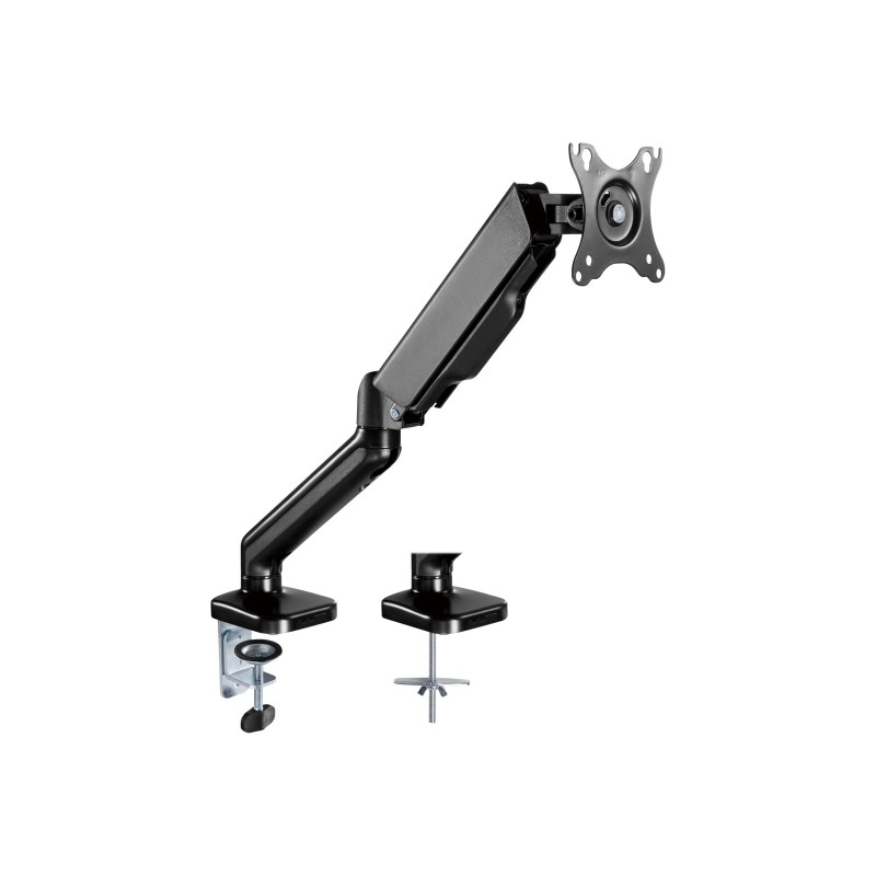 VESA-fäste till skärm - Monitorarm och skrivbordsfäste med gasfjäder för skärm 17-32" (45 cm längd)