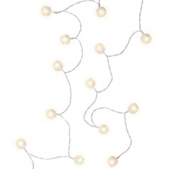 Ljusslingor - Goobay LED ljusslinga med snöbollar 3m med 20st LED