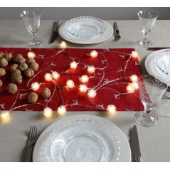 Ljusslingor - Goobay LED ljusslinga med snöbollar 3m med 20st LED