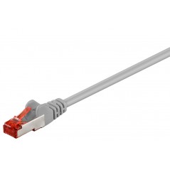 Goobay grå nätverkskabel Cat 6 S/FTP i flera längder (skärmad)