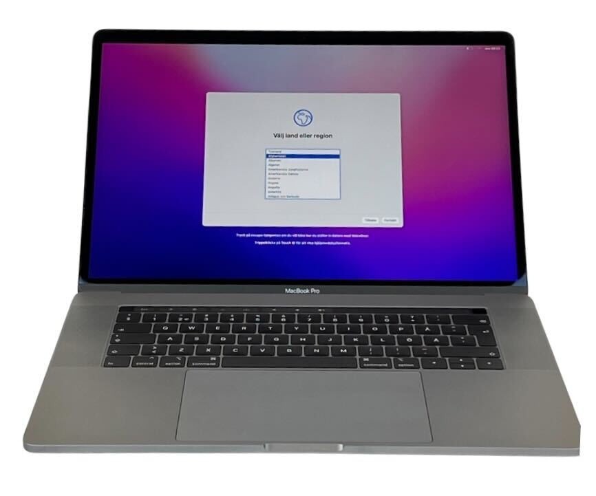 MacBook Pro 15-tum 2018 Touchbar i9 32GB 1TB SSD True Tone Space Gray |Som ny|
