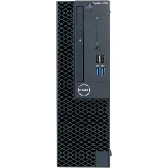 Stationär dator begagnad - Dell OptiPlex 3070 SFF i5-9500 16GB 256SSD Windows 11 Pro med DVD (beg)