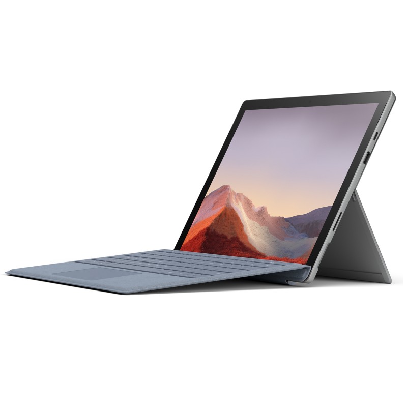 Laptop 12" beg - Microsoft Surface Pro 7 (2019) i5-1035G4 8GB 256SSD med tangentbord (beg)
