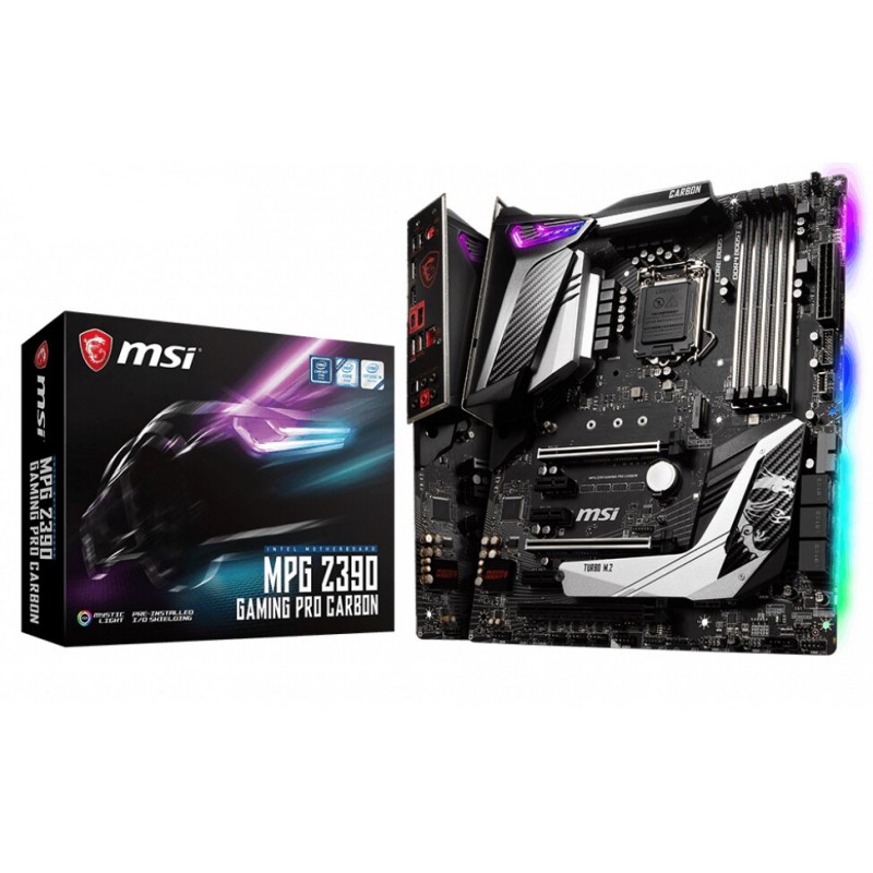 Komponenter - MSI MPG Z390 Gaming Pro Carbon Socket 1151 (Intel 8th/9th gen) ATX-moderkort