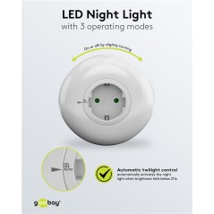Nattlampa - Nattlampa LED med automatisk tändning