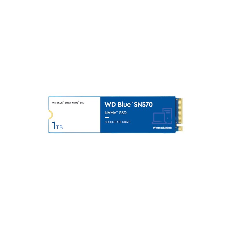M.2-SSD till dator - WD Blue SN570 1TB SSD NVMe M.2 2280 PCIe 3.0 x4