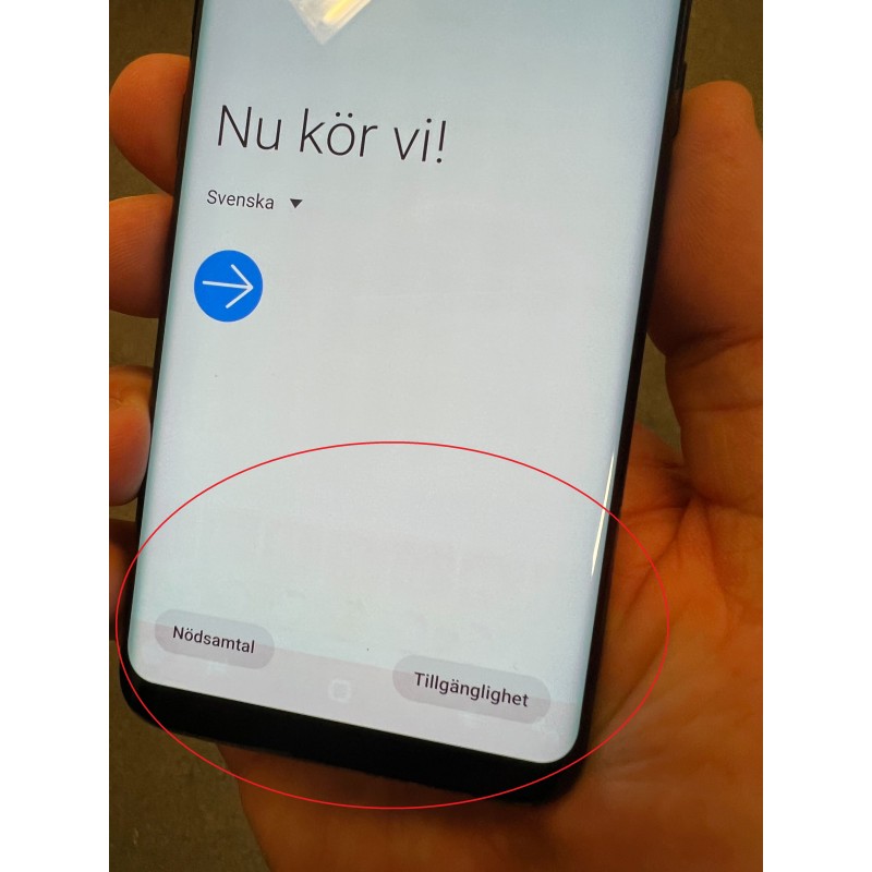 Galaxy S8 - Samsung Galaxy S8 64GB Black (beg med burn-in* och repor - se bilder)