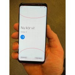 Galaxy S8 - Samsung Galaxy S8 64GB Black (beg med burn-in* och repor - se bilder)
