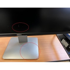 Skärmar begagnade - Dell UltraSharp U2715H 27" QHD LED-skärm med IPS-panel (beg med repa - se bild)