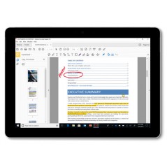 Laptop 12" beg - Microsoft Surface Go 1st Gen 10" (2018) 8GB 128SSD med tangentbord (beg)